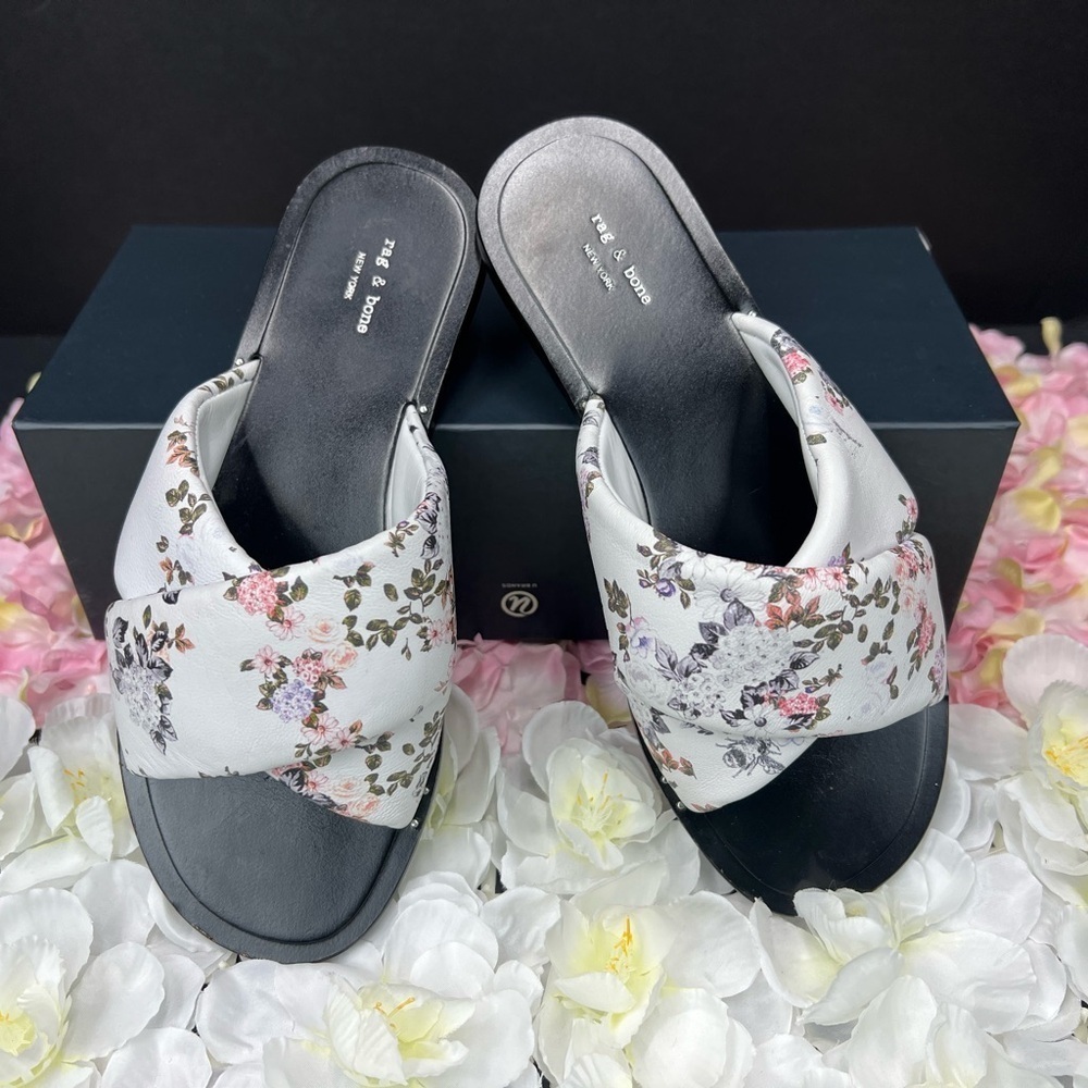 Rag & Bone Floral Slide Sandals size 36 US 5.5 - 6 - Picture 7 of 7